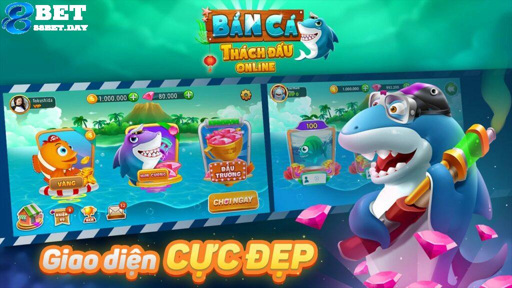 Giao diện game bắn cá có thưởng cực đẹp